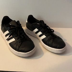 Adidas black cloudfoam sneakers